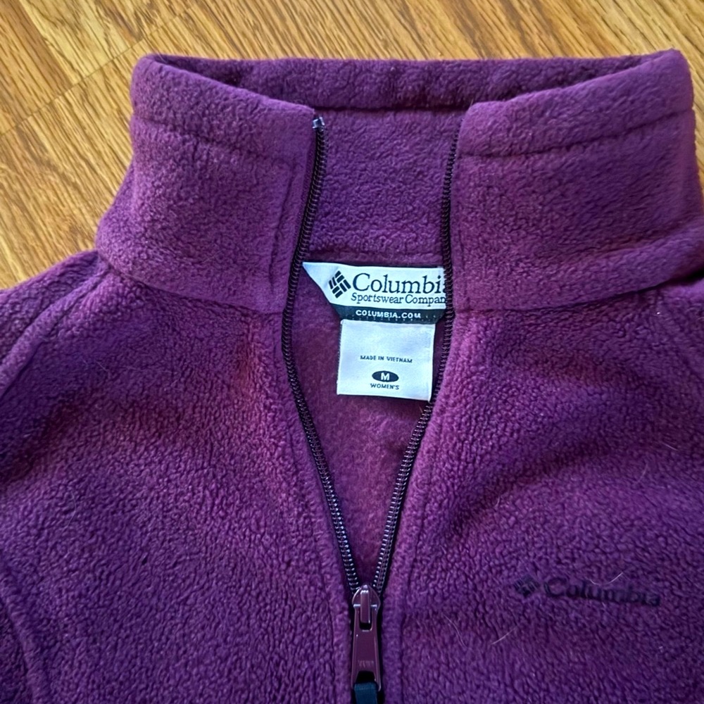 Columbia Purple Fleece Jacket